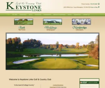 Keystonelinks.com(Keystone Links Golf and Country Club) Screenshot