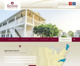 Keystonemanagement.com(Apartment Search) Screenshot