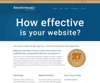 Keystonemedia.net(Ann Arbor Web Design) Screenshot