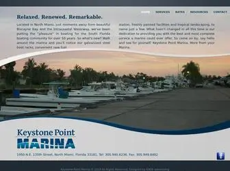 Keystonepointmarina.com(Keystone Point Marina) Screenshot