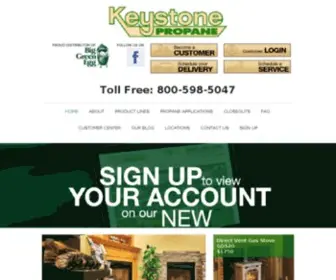 Keystonepropane.com(Keystone Propane) Screenshot