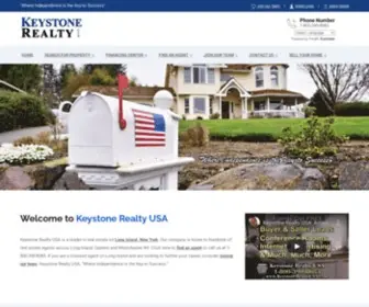Keystonerealtyusa.com(Keystone Realty USA) Screenshot