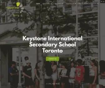 Keystoneschools.ca(Keystone International Secondary School) Screenshot