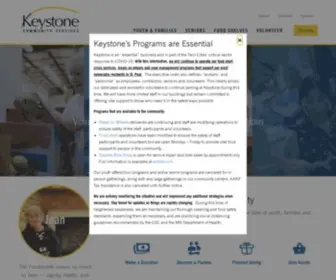 Keystoneservices.org(Keystone Community Services) Screenshot