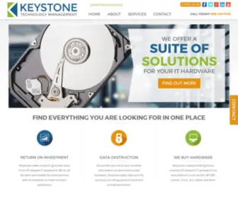 Keystonetm.com(IT Asset Disposition Services in NJ) Screenshot
