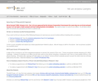 Keytlaw.com(A legal information resource) Screenshot