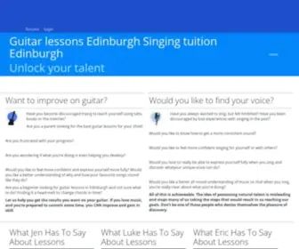 Keytomusicnorth.com(Guitar lessons Edinburgh) Screenshot