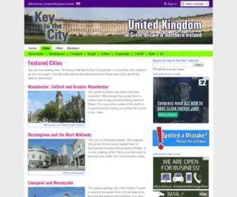Keytothecity.co.uk(United Kingdom Tourist Information and Visitor Guide) Screenshot