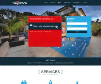 Keytrack.co.nz(Tracking your Property Deal Online) Screenshot