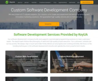 Keyua.org(Custom Software Development Company) Screenshot