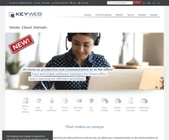Keyweb.de(Die Hosting Marke) Screenshot