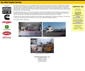 Keywestengine.com(KEY WEST ENGINE SERVICE) Screenshot