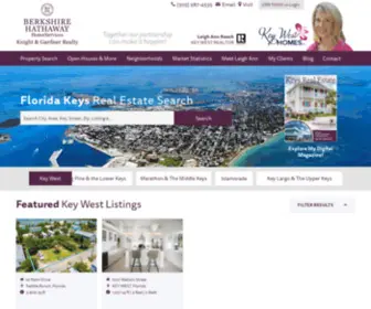 Keywesthomesinc.com(Key West Real Estate) Screenshot