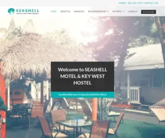 Keywesthostel.com(Seashell Motel and Key West Hostel) Screenshot