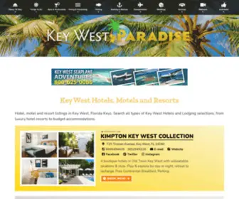 Keywesthotels.com(Key West Hotels) Screenshot