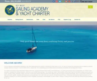 Keywestsailingacademy.com(Key west sailing academy & yacht charter) Screenshot