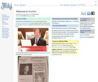Keywiki.org(Main Page) Screenshot