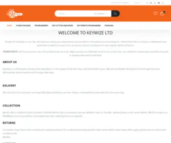 Keywize.co.uk(Car Keys & Security Experts) Screenshot