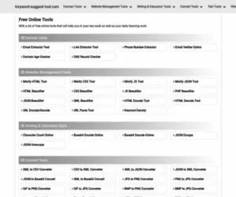 Keyword-Suggest-Tool.com(Keyword Suggestions Tool get keyword popularity) Screenshot