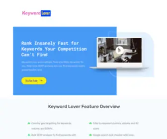 Keywordlover.com(Keyword Lover) Screenshot