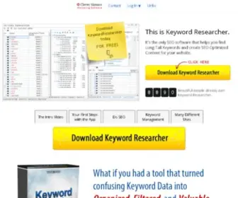 Keywordresearcher.org(Keyword Researcher) Screenshot