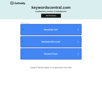 Keywordscentral.com(Forsale Lander) Screenshot