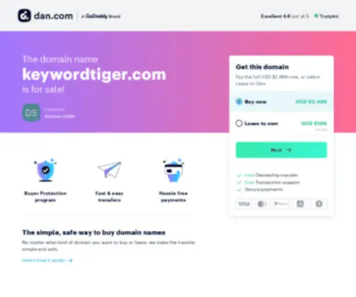 Keywordtiger.com(keywordtiger) Screenshot