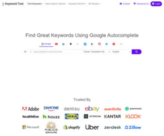 Keywordtool.io(Keyword Tool) Screenshot