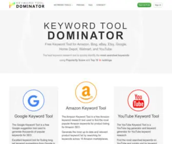 Keywordtooldominator.com(Free Keyword Research Tool for Keyword Search) Screenshot