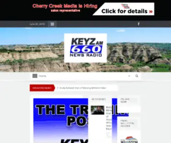 Keyzradio.com(Williston, ND) Screenshot