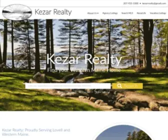 Kezarrealty.com(Lovell ME Real Estate) Screenshot