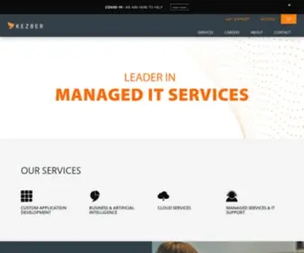 Kezber.com(Montreal Web Design company) Screenshot