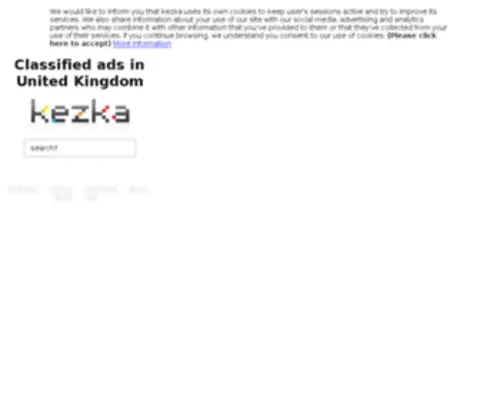 Kezka.co.uk(Classified ads in United Kingdom) Screenshot