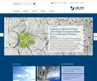 Kfa-Juelich.de(Forschungszentrum Jülich) Screenshot