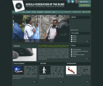 KFbkannur.org(Kerala federation of the blind kannur) Screenshot