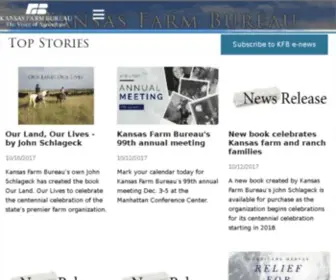 KFB.org(Kansas Farm Bureau) Screenshot