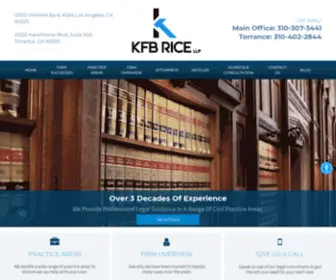 KFbrice.com(Estate Planning Lawyer & Tax Attorney in Torrance) Screenshot