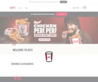 KFC.co.in(KFC India) Screenshot