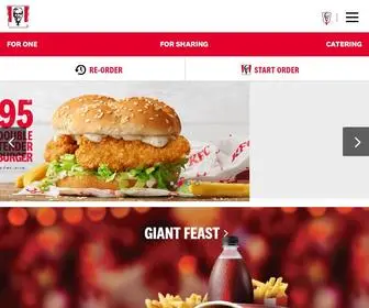 KFC.com.au(Order KFC safely on the KFC App) Screenshot