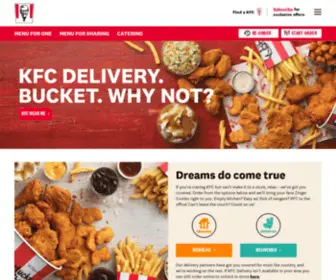 KFCDelivery.com.au(KFC Delivery) Screenshot