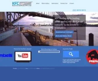 KFcroofing.com.au(KFC Roofing Toolshop) Screenshot