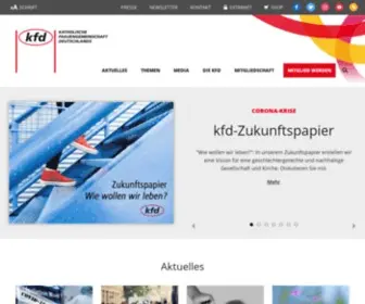 KFD-Bundesverband.de(Katholische Frauengemeinschaft Deutschlands (KFD)) Screenshot