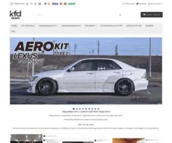 KFdteam.com(Drift Suspension Parts) Screenshot