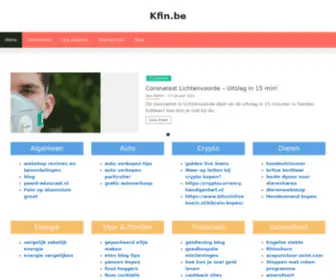 Kfin.be(Link plaatsen kan nu voordelig op) Screenshot