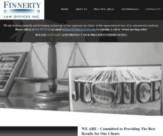 Kfinnertylaw.com(Finnerty Law Offices Inc) Screenshot