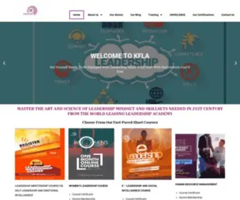 Kfla.com.ng(Developing Leaders) Screenshot