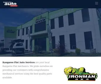 Kflatauto.com.au(Kangaroo Flat Auto Services) Screenshot