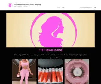 Kflawless.shop(K Flawless Hair and Lash Company) Screenshot