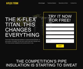 Kflextitan.com(A brand new coated) Screenshot