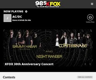 Kfox.com(98.5 KFOX) Screenshot